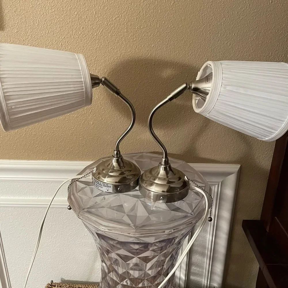 Set of 2 Arstid IKEA Pull String Wall Lamps